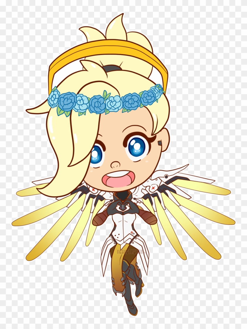 Flowercrown Mercy By Neonstryker On Deviantart Graphic - Download #1457538