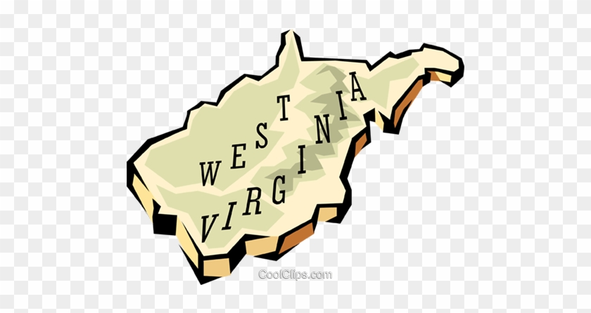 West Virginia State Map Royalty Free Vector Clip Art - Geography #1457609
