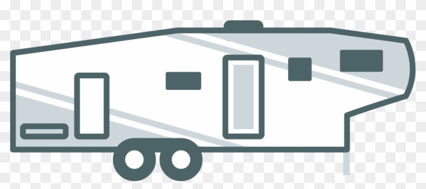 Picture Stock 5th Wheel Camper Clipart - Fifth Wheel Trailer Svg #1457703