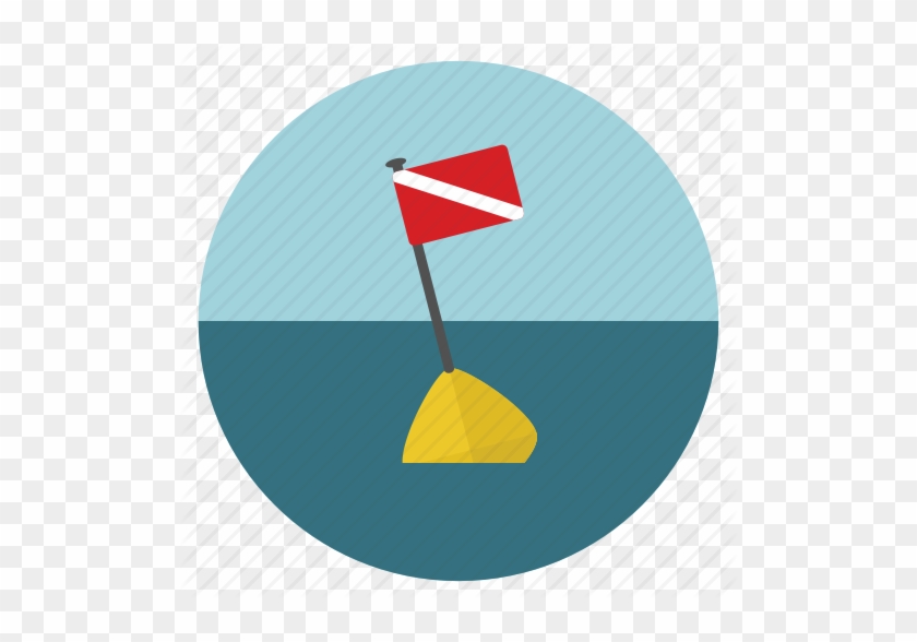 Scuba Diving Flag Transparent Clipart Diver Down Flag - Dive Flag Buoy Vector #1457764
