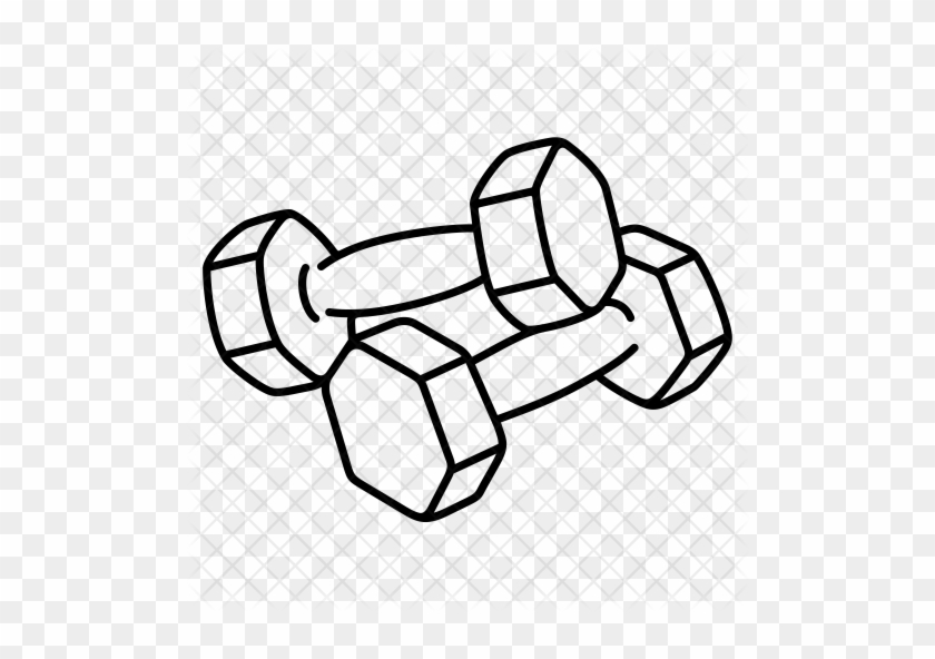 Dumbbell Banner Free - Draw A Dumbell #1457783