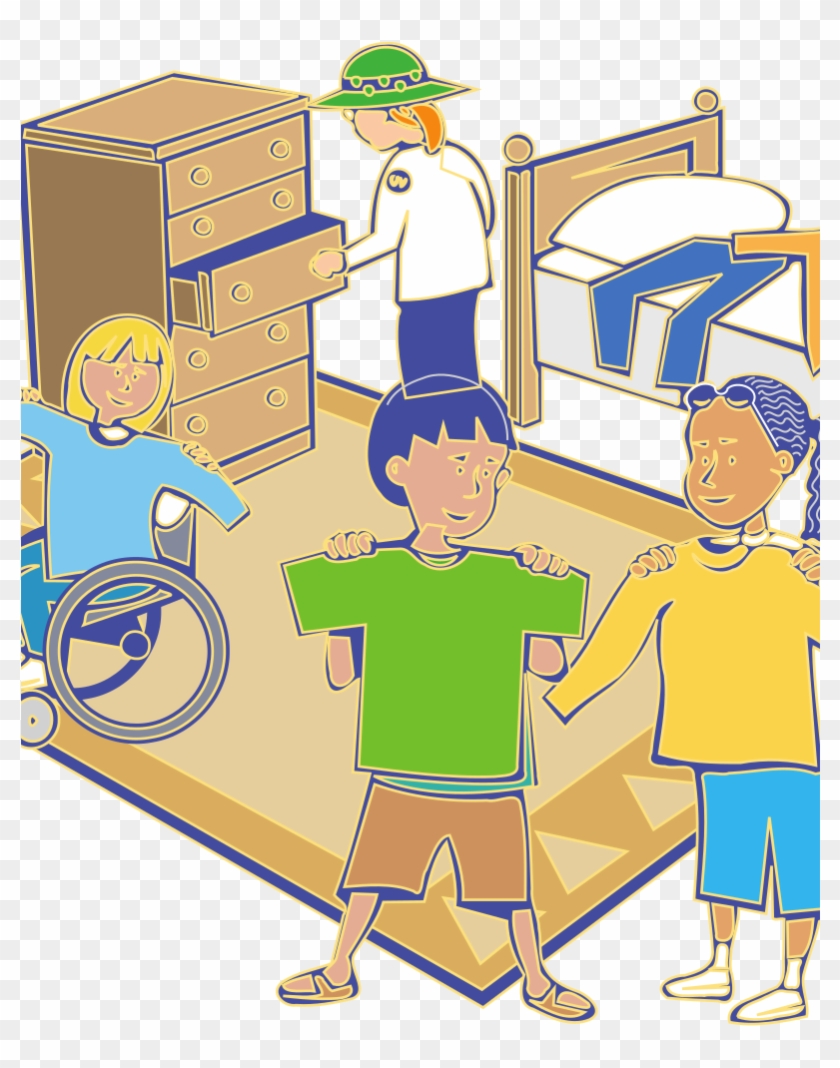 Medium Image - Getting Dressed Clipart #1457834