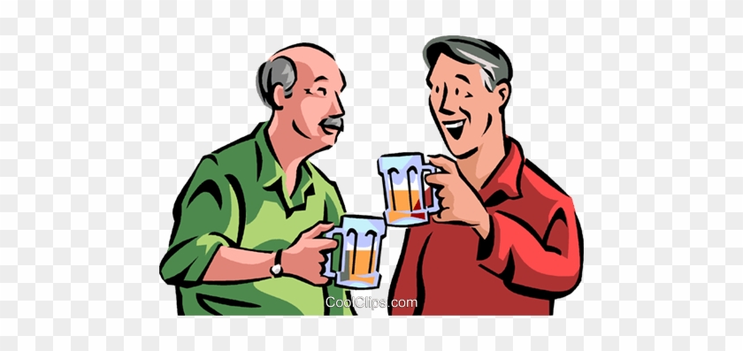 Confused Clipart 6739 - Elderly Drinking Alcohol Clipart #1458013