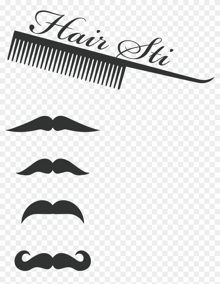 Vector Free Beauty Vector Hair Cut - Barbershop - Free Transparent PNG  Clipart Images Download