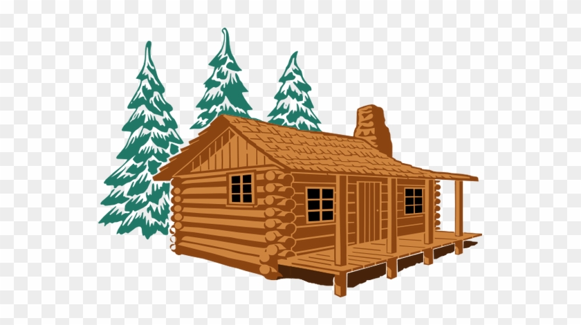 Hut Clipart Clip Art - Cabin In The Woods Clipart #1458080