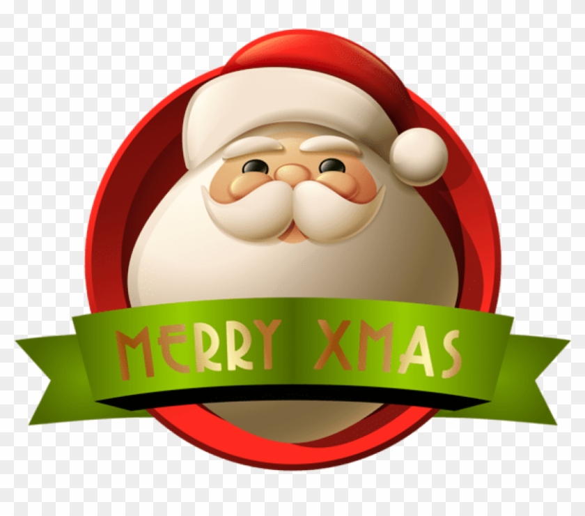 Free Png Santa Merry Xmas Decoration Png Clip-art Png - Merry Christmas Decoration Png #1458178
