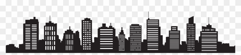 Banner Transparent Library Silhouette At Getdrawings - Vector Cityscapes #1458191