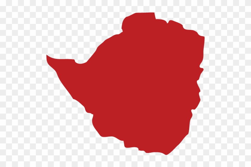 Country Transparent Background - Zimbabwe Country Map Png #1458273