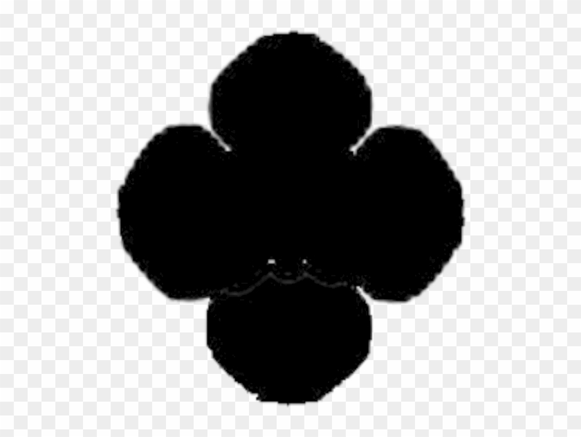Girl Scouts Of The Usa Scouting Trefoil Girl Scout - Silhouette #1458311