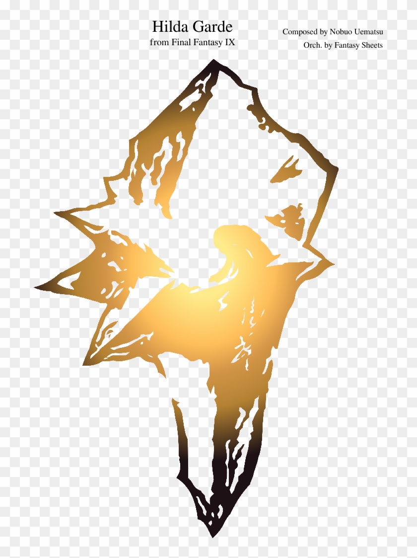 Print - Final Fantasy Ix Logo #1458341