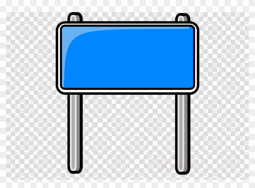 Blue Road Sign Clipart Road Traffic Sign Clip Art - Radioactive Sign Png #1458355