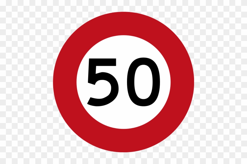 New Zealand Road Sign R1-1 Svg Wikipedia - Nz Speed Limit Signs #1458363