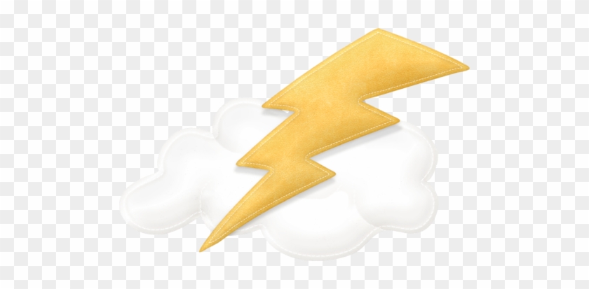Lightening Bolt With Clouds Hero Poster, School Clipart, - Clip Art #1458392