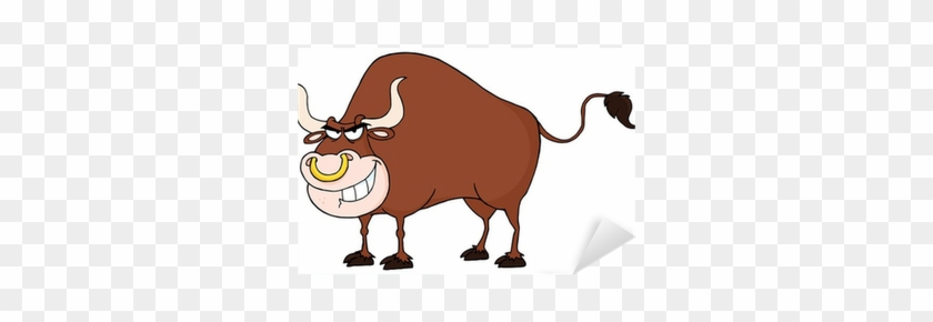 Mascot Cartoon Character Sticker - Bull Crap Gif #1458596