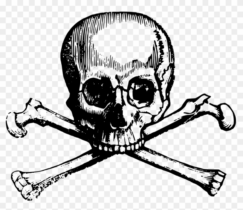 Pirate Skull And Crossbones Png - Skull And Bones Png #1458697