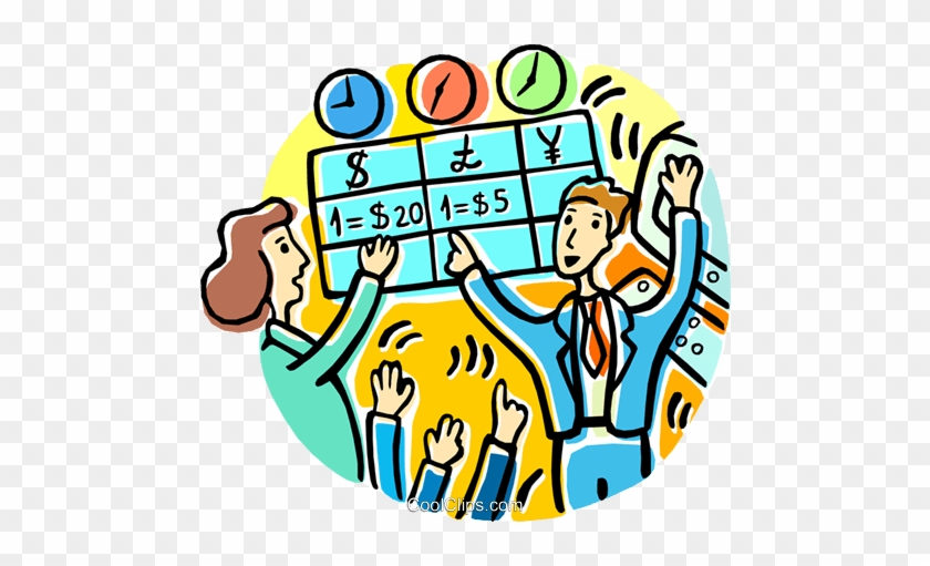 People Buying And Selling Stocks Royalty Free Vector - People Buying And Selling Stocks Royalty Free Vector #1458727