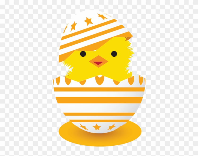 Clip Art Clear Animals - Joyeuses Pâques Poussin Banderole Personnalisée - 300 #1458834
