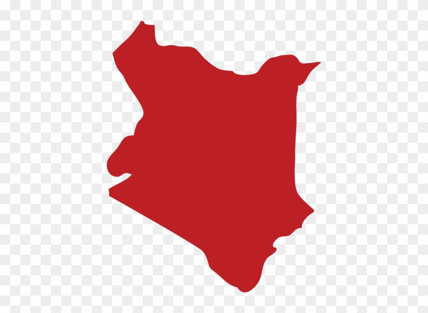 Kenya - Kenia Umriss #1458931