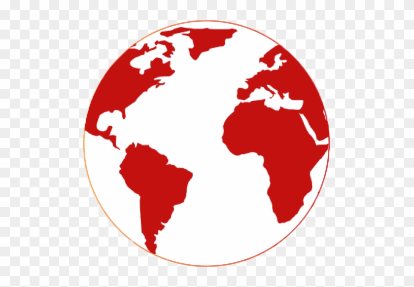 Learning Deployed To 120 Countries Across The Globe - World Map Outline Vector Royalty Free #1458936