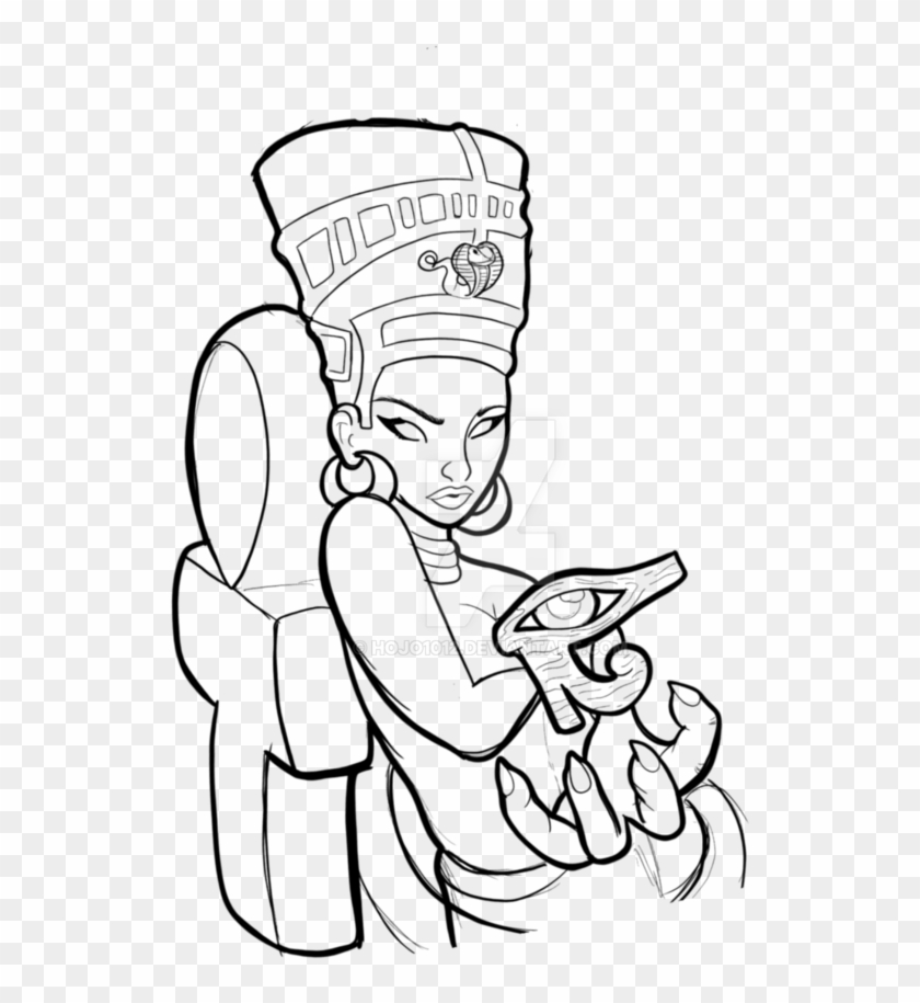 Clip Art Free Download Nefertiti And By Hojo - Nefertiti #1459046