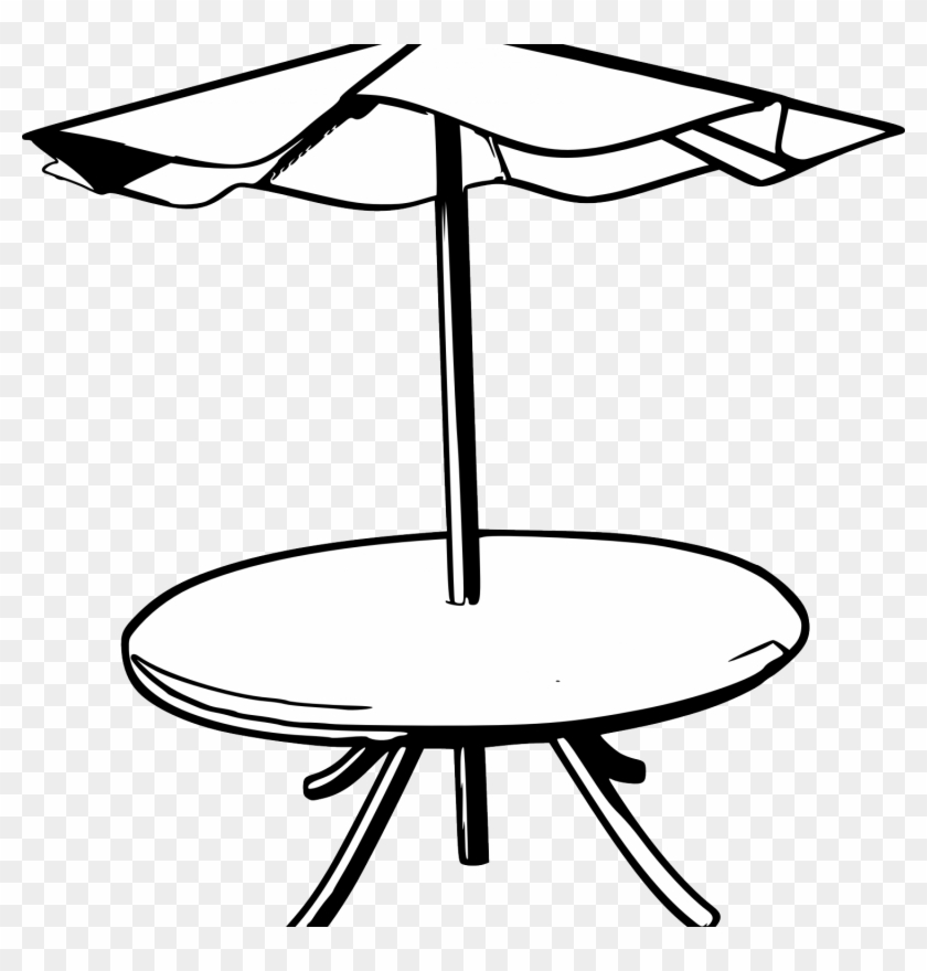 Free Library Beautiful Pictures Of Chairs - Table With Umbrella Clipart Png #1459087