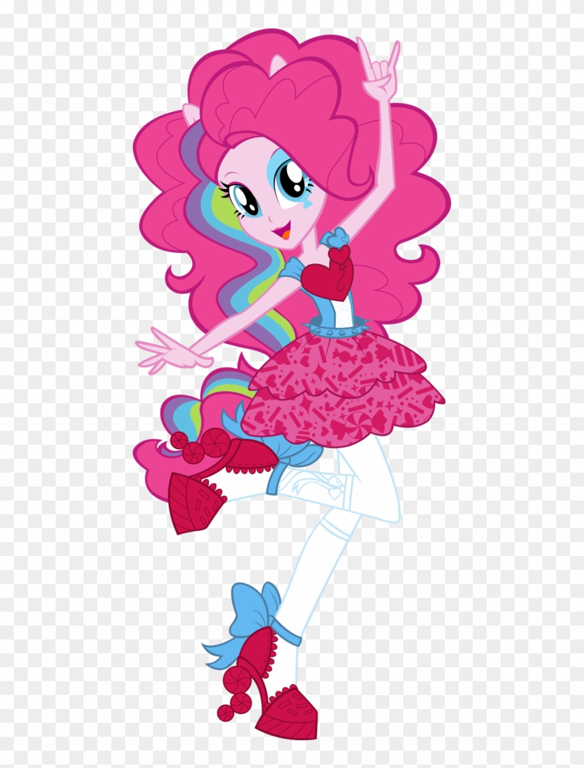 Image Artist Icantunloveyou Box Art Gesture Artisticantunloveyou - My Little Pony Equestria Girls Rainbow Rocks Pinkie #1459126