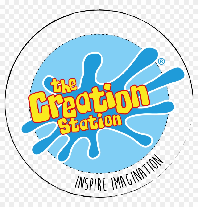 Keep Your Children Entertained While Your Partner Explores - Creation Station Logo #1459178