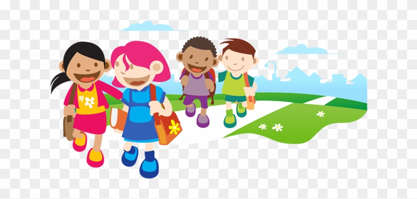 Daycare Clipart Transparent - Kids Go To School #1459185
