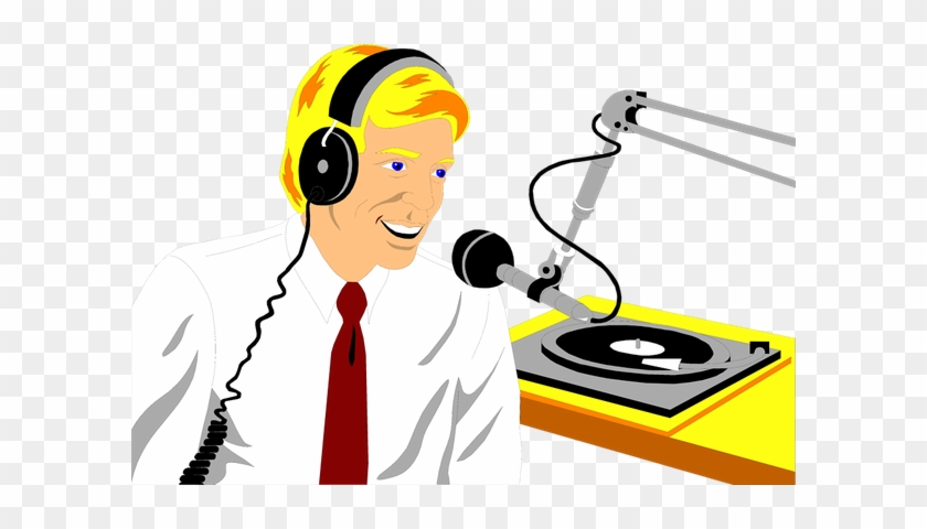 Getting Ready Clipart - Radio Jockey Clipart #1459222