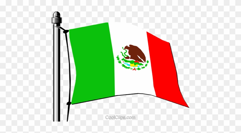 Mexican Flag Clipart Mexico Flag Royalty Free Vector - Flag #1459244