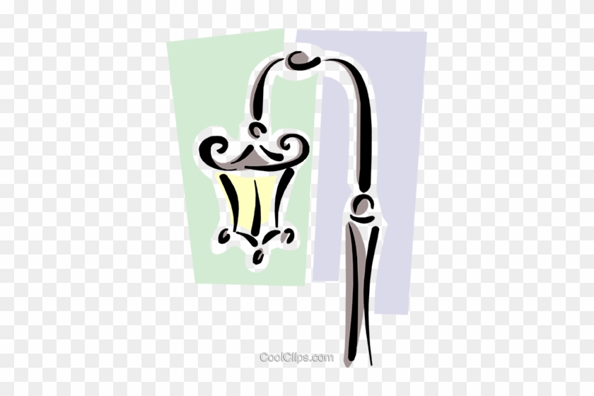 Lamp Post Royalty Free Vector Clip Art Illustration - Lamp Post Clip Art #1459257