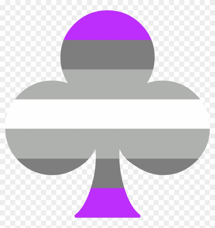 Ace Of Clubs By Pride-flags On Deviantart Transparent - Gray Ace Pride #1459540