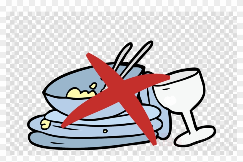 No Dirty Dishes Sign Clipart Dish Clip Art - No Dirty Dishes Sign #1459562