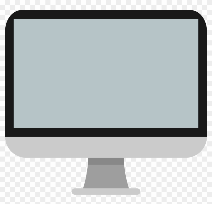 Vector Royalty Free Monitor Clipart Generic Desktop - Computer Monitor #1459570
