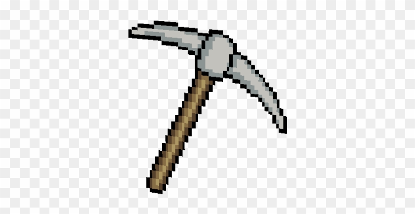 Minecraft Stone Pickaxe Png Clip Art Royalty Free Download - Pickaxe Png #1459592