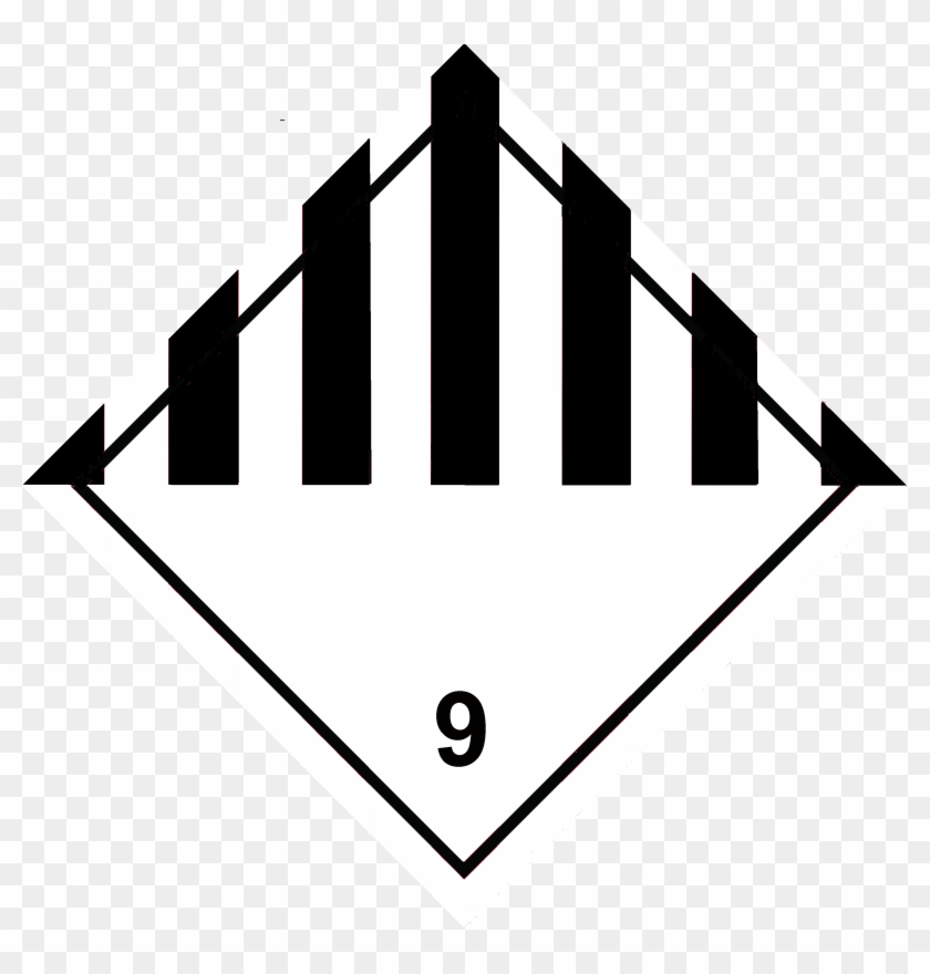 Class 9 Dangerous Goods Label #1459626