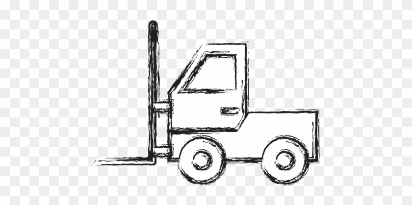Forklift Drawing Line Image Black And White Library - Balance: Real Life Strategies For Work/ Life Balance #1459693