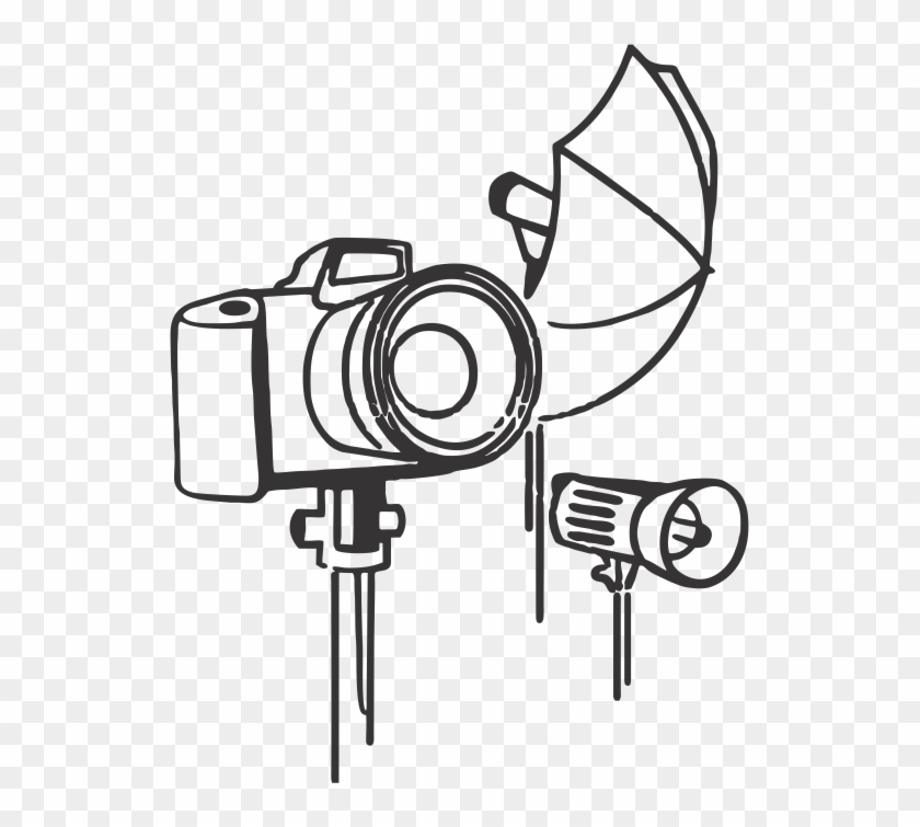 16 - Camera On Tripod Illustration #1459769