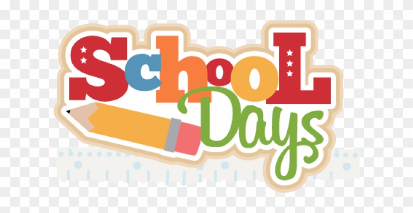 Vector Royalty Free Stock School Days Clipart - School Days Clipart Png #1459828