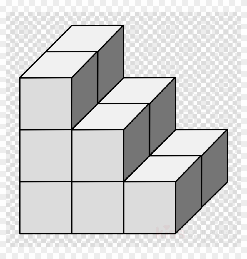 Cube Clipart Cube Isometric Projection Base Ten Blocks - Australia Bandiera Con Sfondo Trasparente #1459883