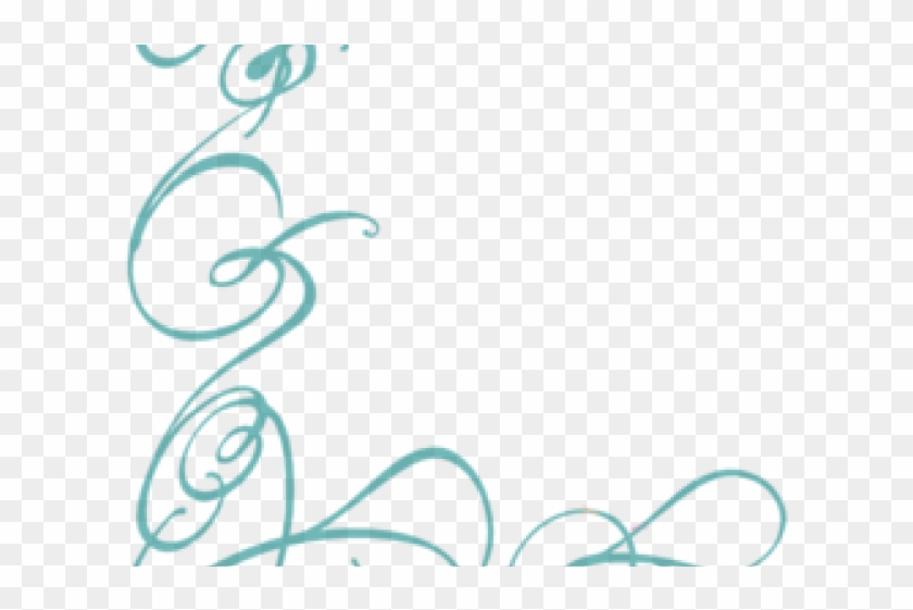 Decorative Line Blue Clipart Blue Png - Swirl Design Transparent Background #1459980