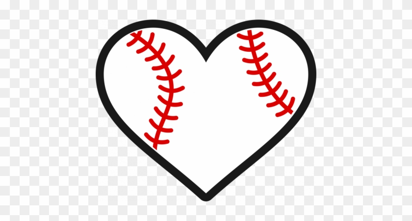 Softball Png - Baseball Heart Clip Art #1460162