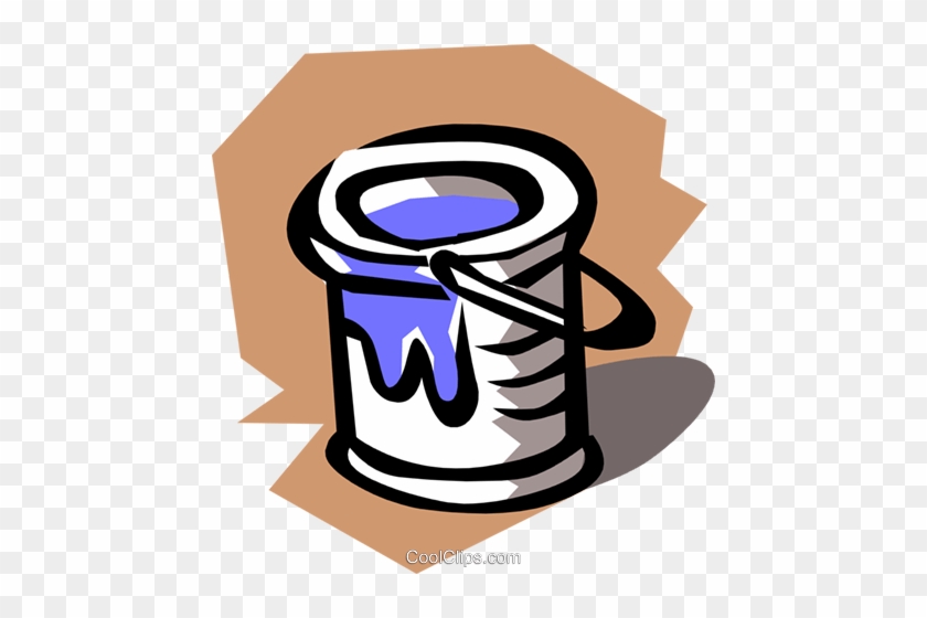 Paint Can Royalty Free Vector Clip Art Illustration - Logo #1460529