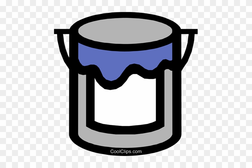 Symbol Of A Paint Can Royalty Free Vector Clip Art - Illustration #1460536
