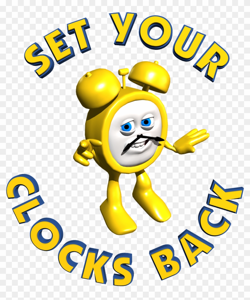 Set Your Clocks Back Daylights Savings Time Fall Back - Set Clocks Back Clipart #1460549