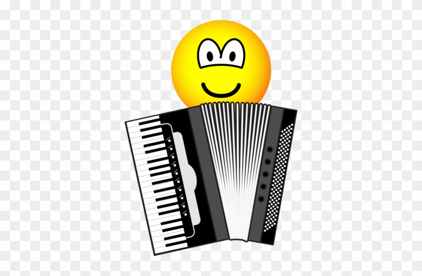 Accordion Playing Emoticon Smileys, Animated Gif, Emojis, - Smiley Accordeon #1460644