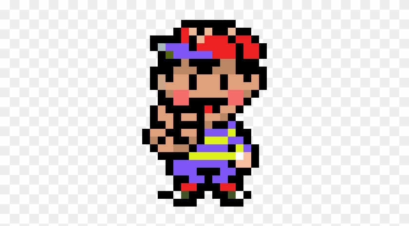 Pickles Clipart Pixel Art - Ness Earthbound Sprite.
