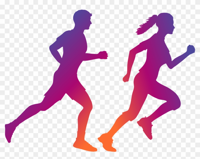 Marathon Walking Silhouette Images Reverse Search Cross - Runner Png #1460744