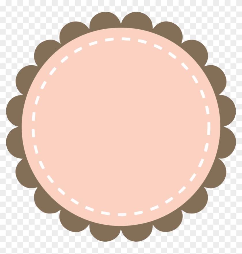 Frames Scalloped Grátis - Frame Clipart Circle #1460745