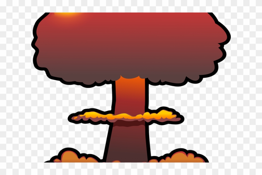 Explosion Clipart Laser Blast - Mushroom Cloud Clipart #1460788